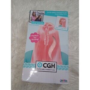 CGH Cute Girls Hairstyles! Wig - Pink Straight Hair Style & Wear Wig